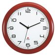 ALBA Horloge silencieuse 30cm quartz - Rouge-0