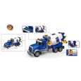 Camion toupie à friction 35cm - Ferry - Bleu - Jouet pour enfant avec son et lumière-0