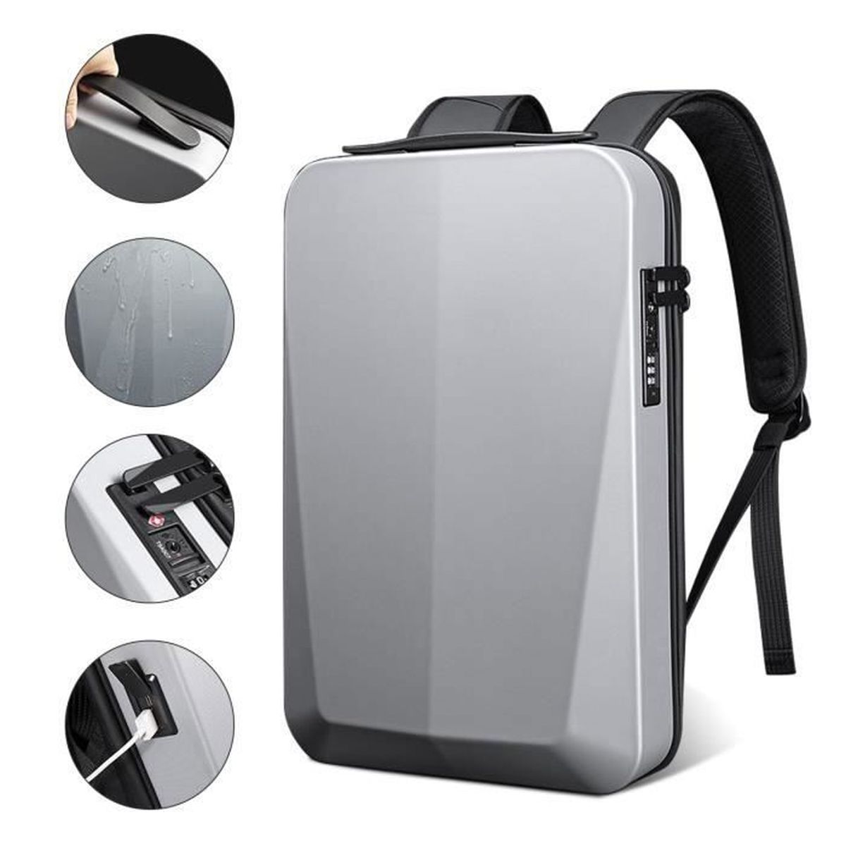 SAC À DOS pour Ordinateur Portable 17 Pouces Sac à Dos Anti-vol Etanche Fin  main EUR 90,55 - PicClick FR