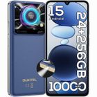 OUKITEL C60 Pro Smartphone 6.88" 24 Go + 256 Go 10000mAh 13MP Téléphone portable 4G Android 15 100dB Double Sim NFC GPS - Bleu