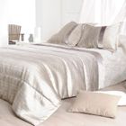 EMINZA Boutis et taies d'oreiller (230 x 250 cm) Plaza Argent