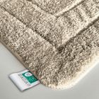 KARAT Tapis de bain Atlantis Rectangulaire Dos antidérapant Beige 60 x 100 cm