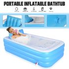 NEUFU 180x95x55cm Baignoire gonflable PVC avec Coussin Pour Adulte