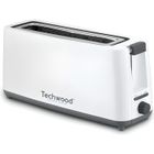Grille Pain Jumbo Fentes Longues Techwood - TGP-402 - Blanc - 900W