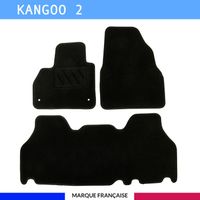 Tapis de voiture - Sur Mesure pour RENAULT KANGOO 2 - 4 pièces - Antidérapant et Sécurisé