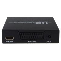 2021 SCART - HDMI vers HDMI 720P 1080P HD Video Converter Moniteur Box pour HDTV STB ceeport18585