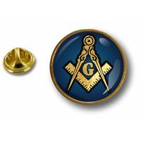 pins pin badge pin's metal button blason franc macon maconnerie masonic