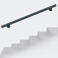 Kit Main courante Rambarde Support mural 100cm Anthracite Escaliers Poignée - 60786
