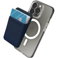 Portefeuille magnetique pour iPhone 14, 13 et 12 series - Sinjimoru - M-Basic - 1600 gauss - Navy