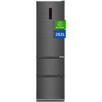 CHIQ Réfrigérateur autoportant sans givre 282L,CID282NEIBE Double système inverter,Électronique tactile intelligente,37 dB,Noir