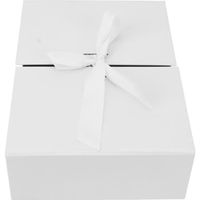 EBTOOLS boîte-cadeau en papier Boîte-cadeau à double porte Conception d'arc Réutilisable Externe 26x19x8cm Matériel de papier