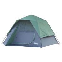 Outsunny Tente pop up tente de camping familiale 3 pers. tente dôme étanche légère ventilée facile à monter grande porte 3 fenêtres