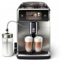 Philips Machine à espresso automatique Saeco Xelsis Deluxe, 8 profils, écran TFT, argent (SM8785/00)