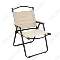 TD® Chaises pliantes d'extérieur Chaises de camping portables Matériel de pique-nique Chaises pliantes en aluminium