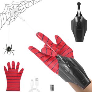 BARRES DE TOIT TTLIFE Tireur de Toile d'araignée, Spider Web Shooter Con Launcher Glove, Gant de Lancement Spiderman pour Enfants Effet Lumineux