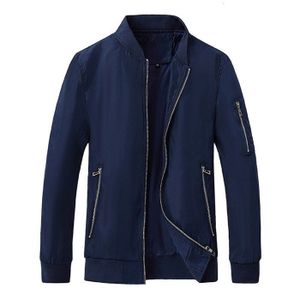 Veste Coupe-Vent Rawlings 1/4 Zip – Bleu, Manches Courtes, Taille L
