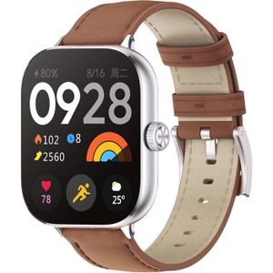 Bracelet En Cuir Vintage Compatible Xiaomi Smart Band 10 - Réglable 145-205 Mm