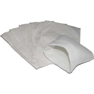 cad france Gant de Toilette Aiguillet/é Blanc 225 x 150 mm Viscose Polyester//Sachet de 50/_