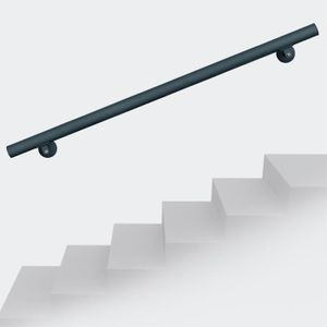 Rampe d'Escalier Main Courante Mains Courantes pour Escaliers, Antidérapant  Rampe en Bois Massif, Contre Le Mur Intérieur Loft[868] - Cdiscount  Bricolage