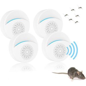 Anti anti nuisible souris anti rat ultrasons 3 actions 300m² maison intérieur FR 