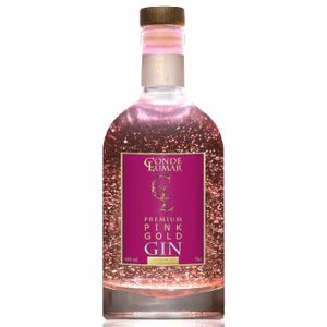 GIN Gin Liqueur Rosé - Feuille d'or 23K - Mûres & Frui