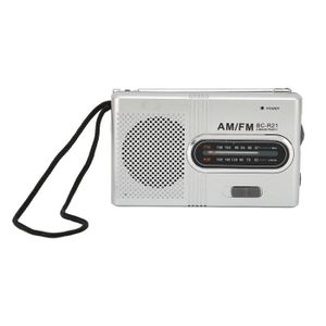 Universal - Mini radio de poche avion avec récepteur radio portable écran  LCD bouton de verrouillage FM/AM/radio avec écouteur - Radio - Rue du  Commerce