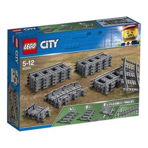 ASSEMBLAGE CONSTRUCTION SHOT CASE - LEGO City 60205 Pack de Rails