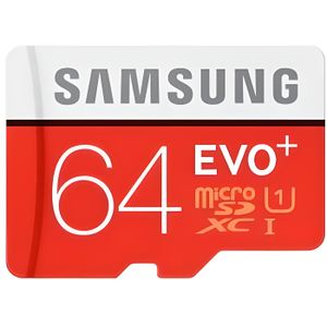 CARTE MÉMOIRE Carte Mémoir Samsung Evo plus 64 Go micro sd SDHC/