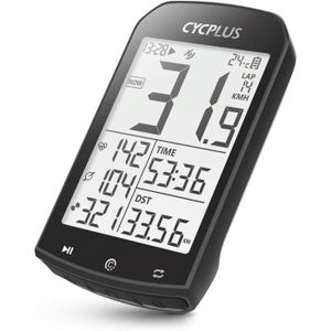 COMPTEUR POUR CYCLE CYCPLUS M1 Compteur Velo GPS,GPS Compteur Vélo sans Fil,Odomètre Velo,Bluetooth Ant + Dispositif de Vélo,Ordinateur de Vélo sans4