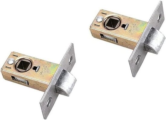 Lot De 2 Loquets Tubulaires À Mortaiser En Acier Inoxydable - Loquet De