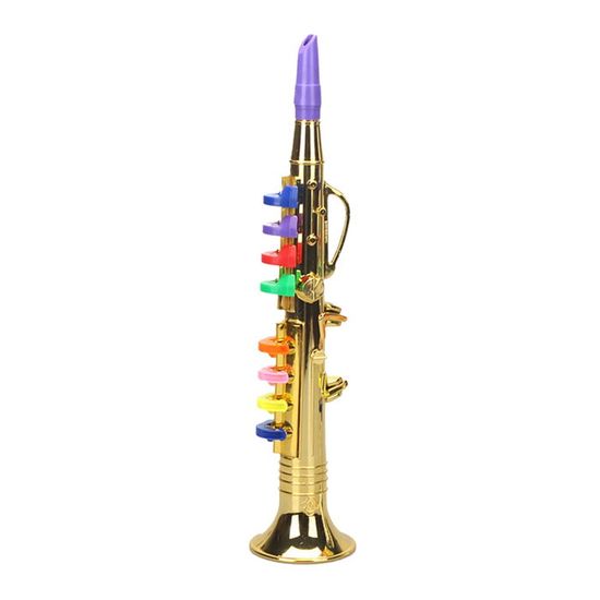Saxophone Jouet Pour Enfants - Instrument De Musique Simulation Doré Multifonction - Éducatif