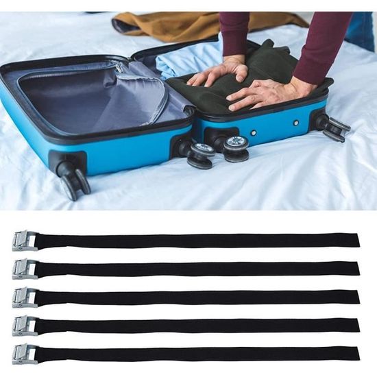 Lot De 10 Sangles Réglables Pour Pédales De Vélo - Alliage Aluminium, Clips Sécurisés, Pour Vélo Fixe, Home Trainer, Salle De Sport - 7