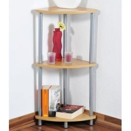 Etagere D Angle En Bois Hauteur 75 Cm Achat Vente Meuble
