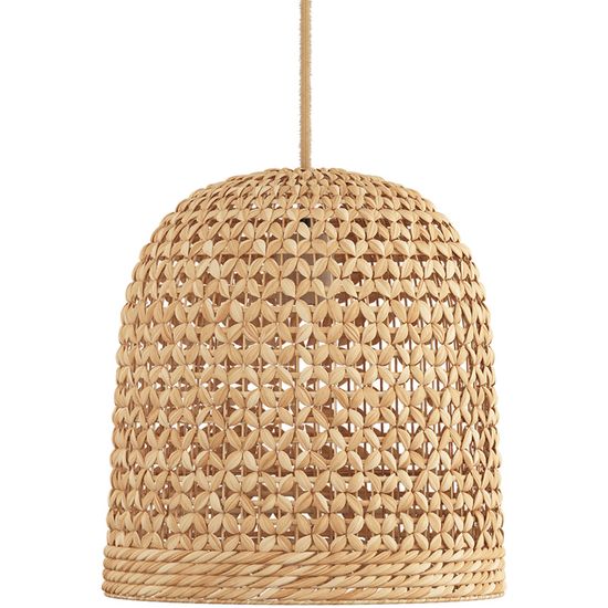 Paralume En Rotin Boho-Design Naturel Pour Lampes Suspendues