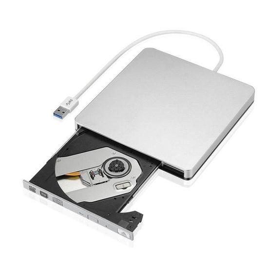 Alpexe® ?Graveur Lecteur Externe USB?TopElek CD RW & DVD-R Lecteur optique  CD Graveur