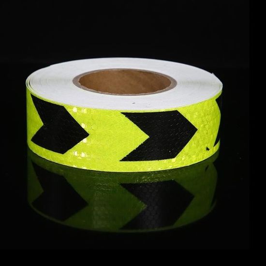 PATIKIL Ruban Réfléchissant, 3,1 Cm X 20,7 M, Imperméable, Haute Visibilité, Ruban Adhésif Pour Panneaux D'avertissement Extérieurs Pour Remorques