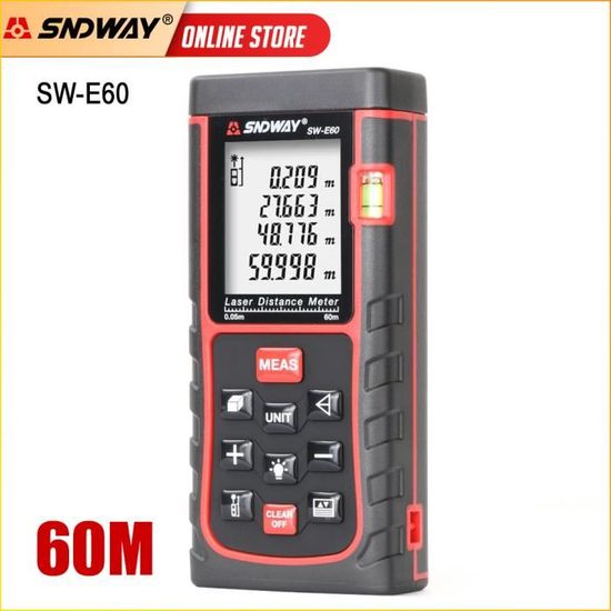 Télémètre Laser SNDWAY SW-600A Pour Chasse/golf - Mesure Distance/vitesse