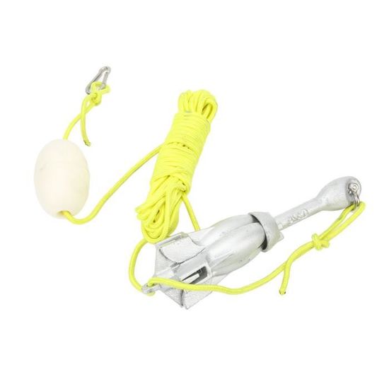 Kit D'ancre Pliable Galvanisé ACXIN - Ligne De 10 M Avec Bouée - Pour Bateau, Kayak, SUP, Canoë
