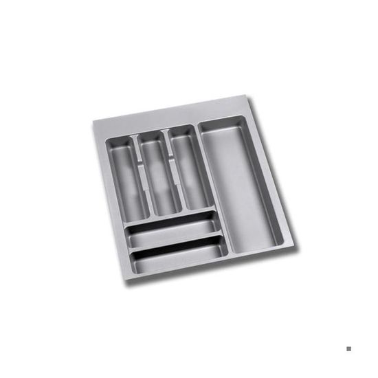 Range-couverts - Emuca - Optima - Plastique gris - 500 mm - Universel ...