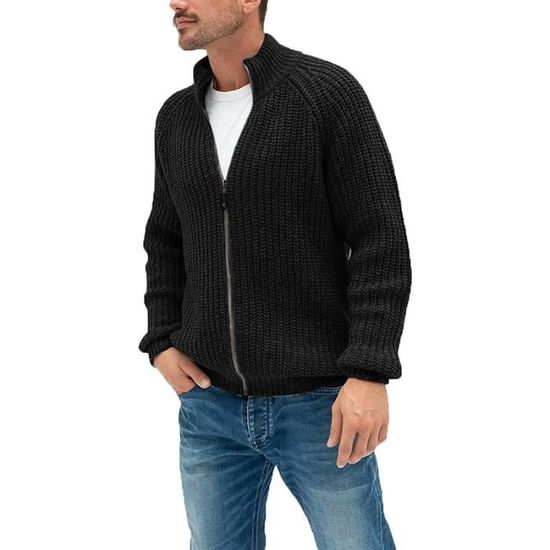 Sweat zippé col online montant homme
