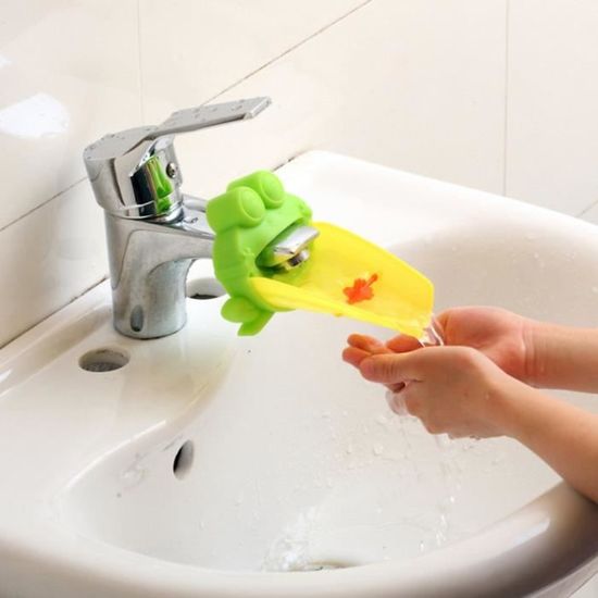 Extenseur de robinet, rallonge de poignée d'évier, Safe Fun Solution de  lavage des mains de salle de bain Robinet auxiliaire de lavage des mains  pour bébés 2pcs