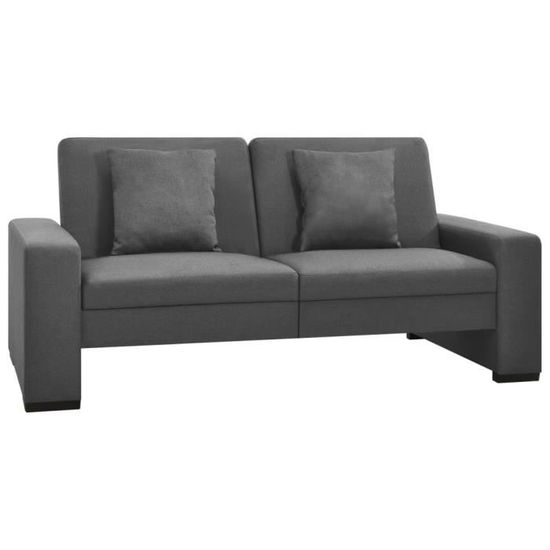 7450Good| Canapé-lit de Haute qualité,Sofa de salon Retro Design,,Canapé d'angle Réversible Convertible, Gris clair Tissu