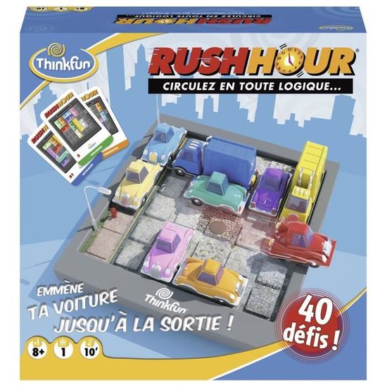 Jeu de logique Ravensburger - Rush Hour - Multicolore - Best-seller mondial - 8 ans et plus