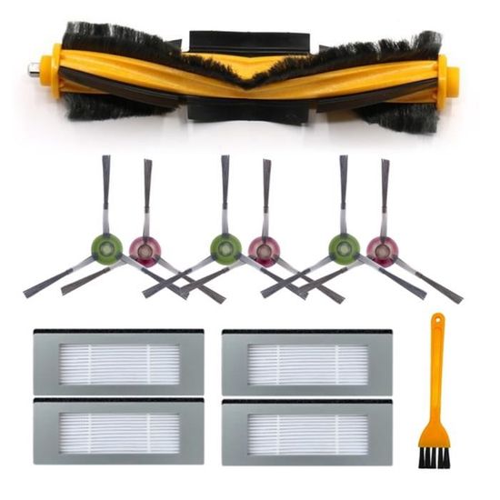 Kit De Remplacement Brosse Principale Pour Robot Aspirateur – Compatible Ecovacs Deebot Ozmo - 9