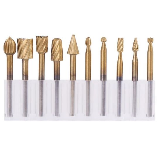 Burins Sculpture Sur Pierre - Lot 10 Outils Carbure Professionnels