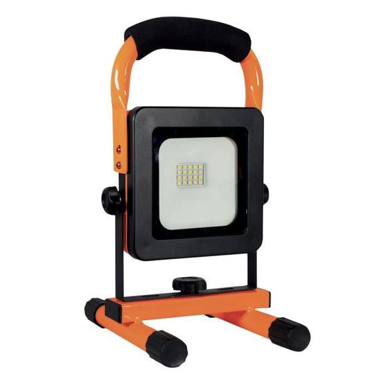 Projecteur Led Sur Pied Lot De 4 Projecteurs LED 20W Jaune Chantier - IP65 - Zenitech éclairage De Chantier