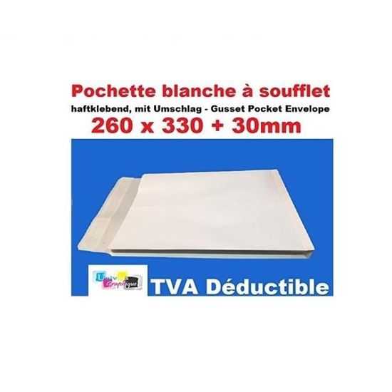 500/ Enveloppes C5/ 162/ x 229/ mm Blanc 80/ g//m/² avec fen/être Patte autocollante num/éro darticle : 1449e