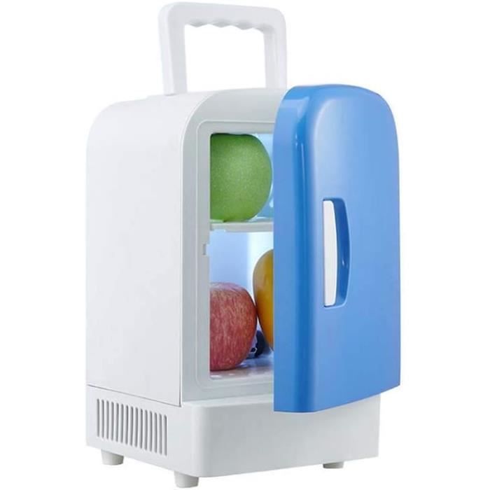 Mini Frigo de Voiture WOLTU, Petit Réfrigérateur Portable Chaud/Froid, Glacière Électrique 30L, 61x32x40 cm, Blanc
