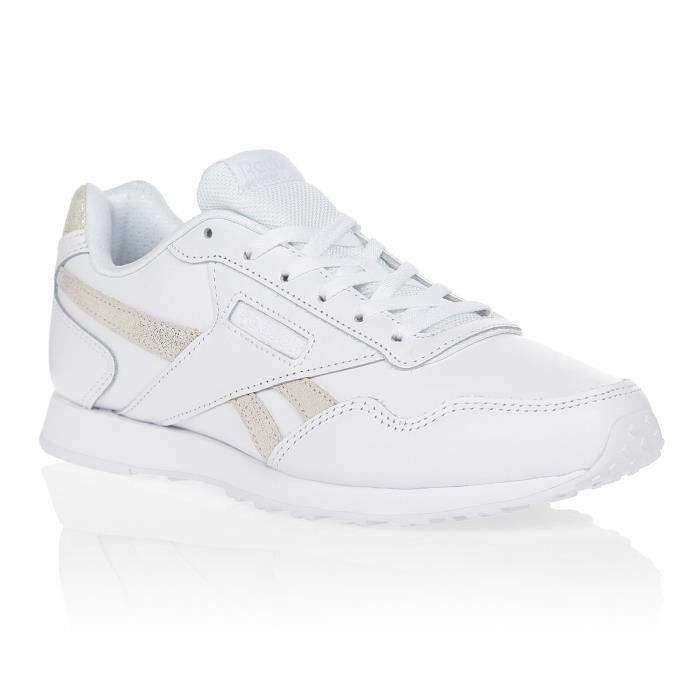 reebok blanche et or