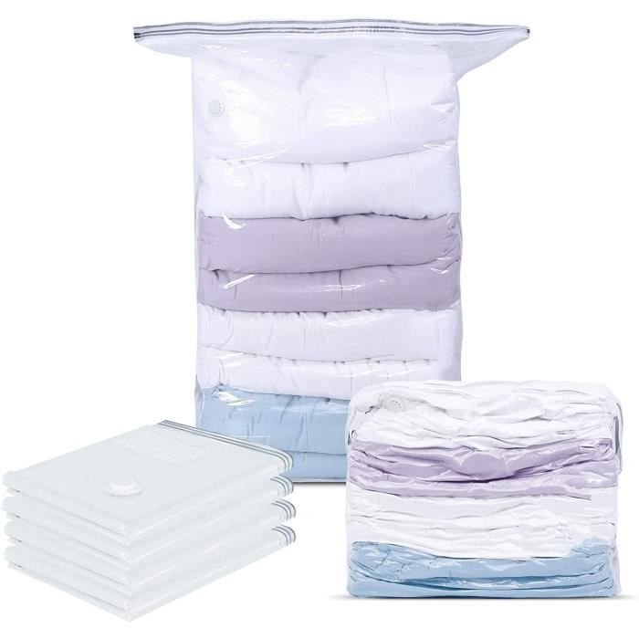 Sac De Rangement Sous Vide Pour Matelas King Size - 240x199 Cm, Réutilisable - Économise 80% D'espace - Pour Déménagement, Stockage - 10